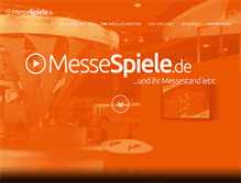 Tablet Screenshot of messespiele.de